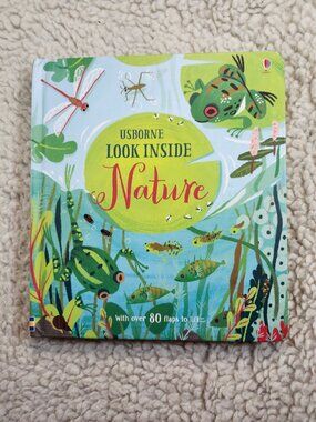 Usborne Look Inside Nature Board Book Lift Flaps Childrens ISBN 9781474939591